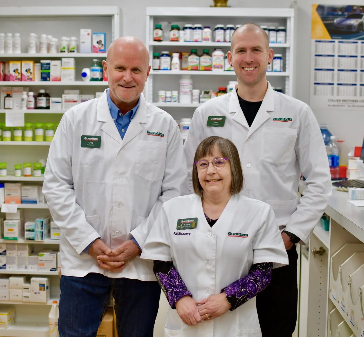 Pharmacist conducting a medication review with a patient